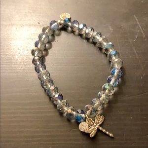 Stretchy dragonfly bracelet